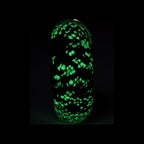 Ogerbeads Tangerine Slim Tiny Moonlight Fragments glow-in-the-dark; orange glass Spacer by The Alternative Bead. Your official Ogerbeads Retailer from Germany