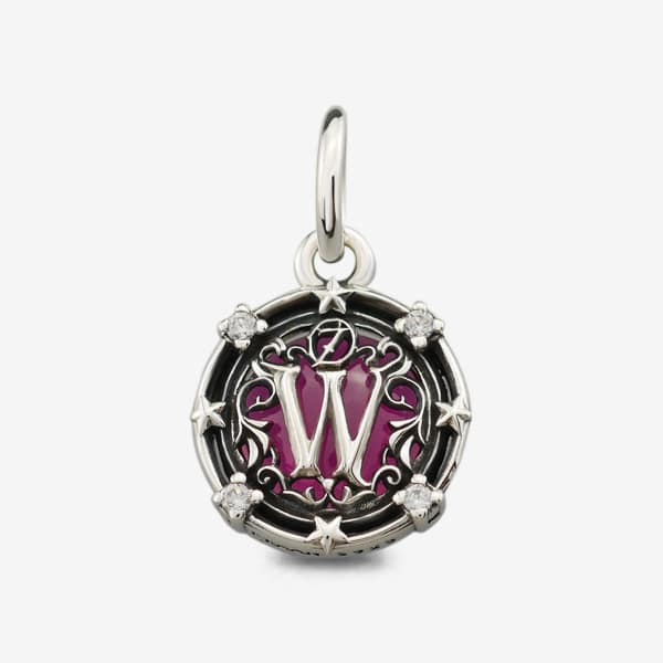 Praan Good Or Wicked-W-Simply Love Charm silver; pink sterling-silver; crystal Dangle by The Alternative Bead. Your official Praan Retailer from Germany