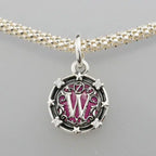 Praan Good Or Wicked-W-Simply Love Charm silver; pink sterling-silver; crystal Dangle by The Alternative Bead. Your official Praan Retailer from Germany