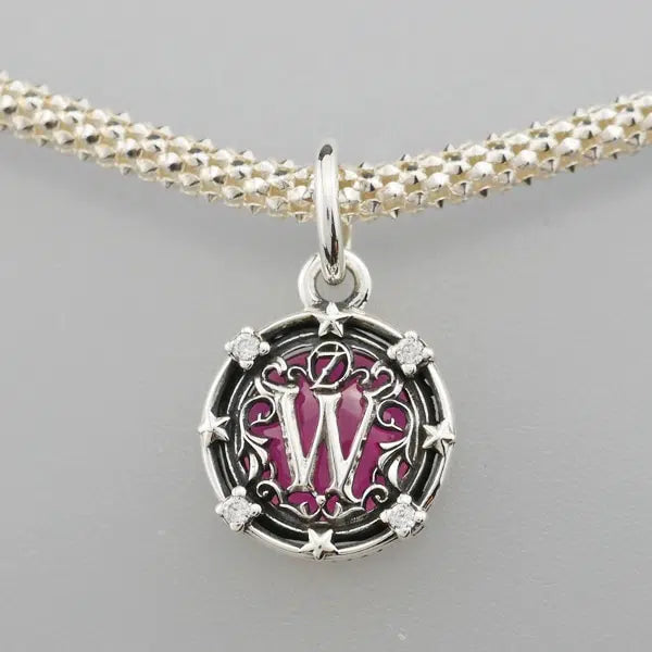 Praan Good Or Wicked-W-Simply Love Charm silver; pink sterling-silver; crystal Dangle by The Alternative Bead. Your official Praan Retailer from Germany