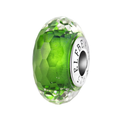 Elfbeads Grass Green Fractal green glass Bead by The Alternative Bead. Your official Elfbeads Retailer from Germany
