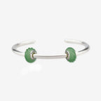 Praan Green Aventurine Twisted Rope Stopper Charms green natural-stone Stopper by The Alternative Bead. Your official Praan Retailer from Germany