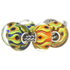 VIP-CHARMS Fire Flame Charm Bead 1 pcs blue; orange glass Bead by The Alternative Bead. Your official VIP-CHARMS Retailer from Germany