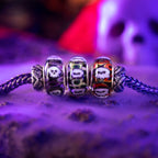 Elfbeads Fire Skulls orange glass Bead by The Alternative Bead. Your official Elfbeads Retailer from Germany