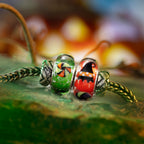 Elfbeads Poison Apple Spell green glass Bead by The Alternative Bead. Your official Elfbeads Retailer from Germany