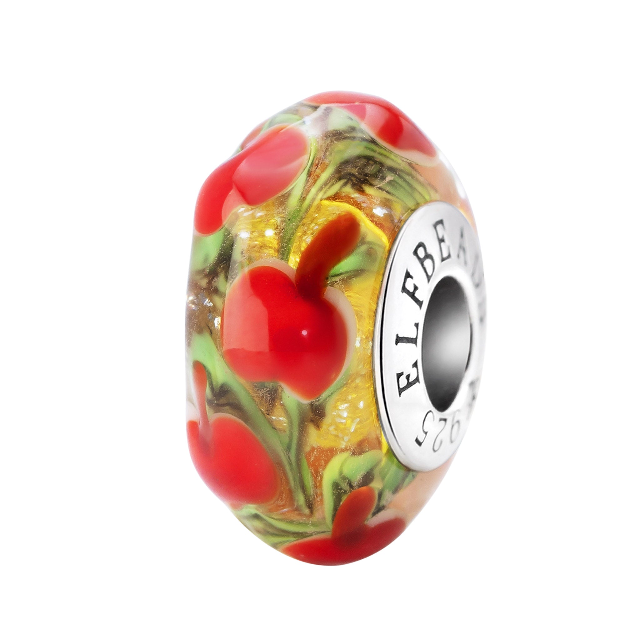 Elfbeads Harvest of Joy yellow; red glass Bead by The Alternative Bead. Your official Elfbeads Retailer from Germany