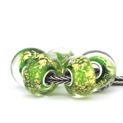 VIP-CHARMS Spring Sunshine Charm 1pcs (JKG16) green glass Charm by The Alternative Bead. Your Official VIP-CHARMS Retailer from Germany