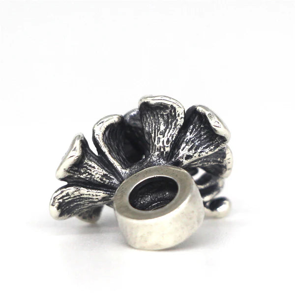 2 Flowers Charm Bead