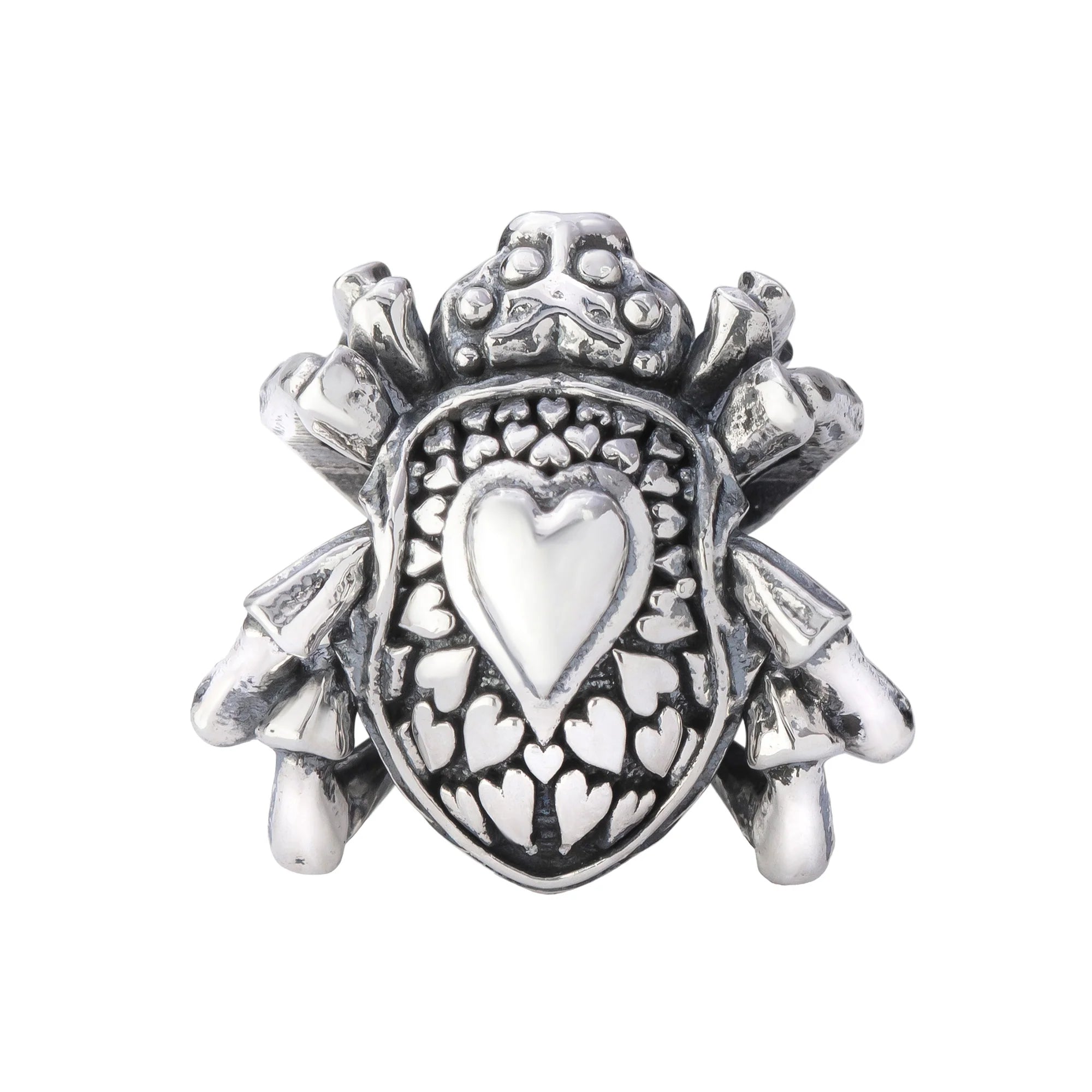Elfbeads Heart Spider silver sterling-silver Bead by The Alternative Bead. Your official Elfbeads Retailer from Germany