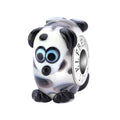 Elfbeads Heart of Loyalty white; black glass Bead by The Alternative Bead. Your official Elfbeads Retailer from Germany