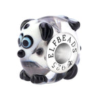 Elfbeads Heart of Loyalty white; black glass Bead by The Alternative Bead. Your official Elfbeads Retailer from Germany