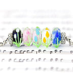 Elfbeads Ocean Blue Fantasy Tulips  glass Bead by The Alternative Bead. Your official Elfbeads Retailer from Germany