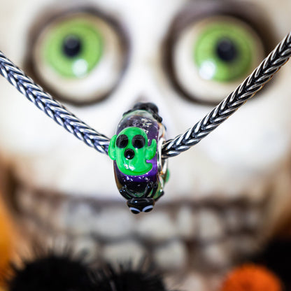  Elfbeads Spiders Ghosts Dark Night Charm by The Alternative Bead 