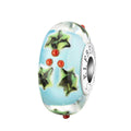 Elfbeads Icy Sky Poinsettia silver; blue glass Bead by The Alternative Bead. Your official Elfbeads Retailer from Germany