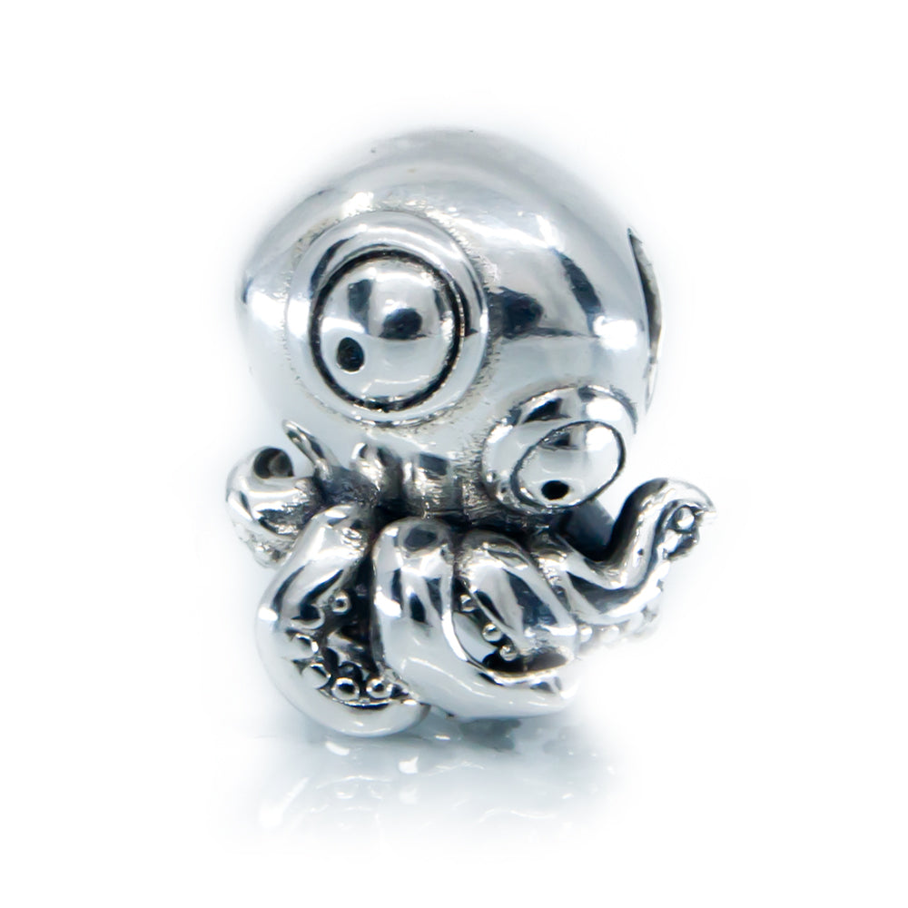 The Alternative Bead: Aurora Charm - Jelly the Octopus Charm Sterling Silver Charm Picture 1