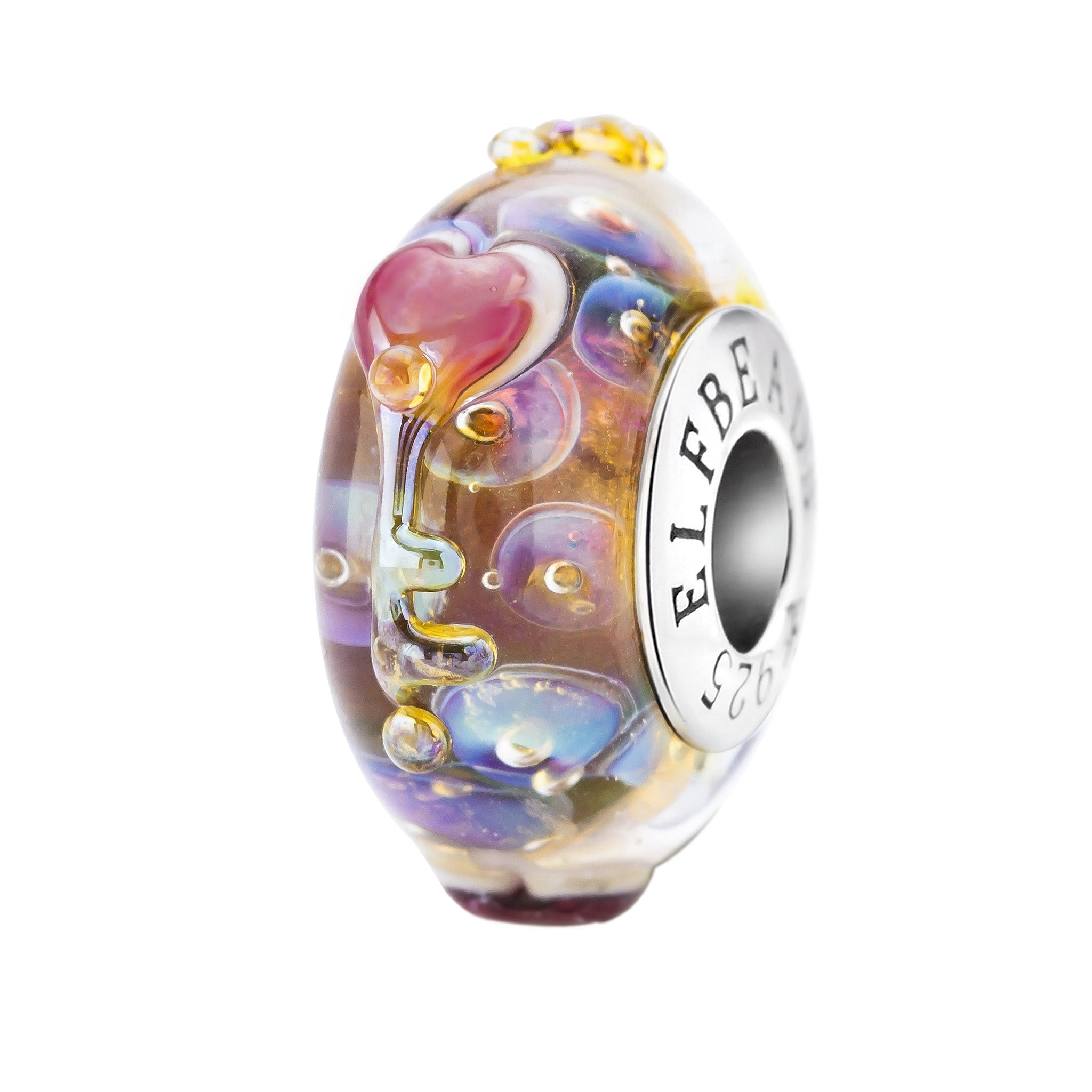 Elfbeads Keys of Hearts orange glass Bead by The Alternative Bead. Your official Elfbeads Retailer from Germany