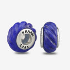 Praan Lapis Lazuli Twisted Rope Stopper Charms blue natural-stone Stopper by The Alternative Bead. Your official Praan Retailer from Germany
