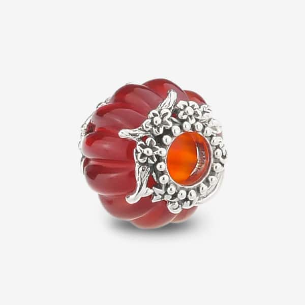Praan Lava silver sterling-silver Bead by The Alternative Bead. Your official Praan Retailer from Germany