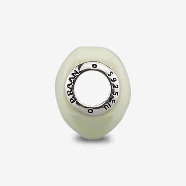 Praan Lemon Australia Chrysoprase Heart Charm green natural-stone Bead by The Alternative Bead. Your official Praan Retailer from Germany