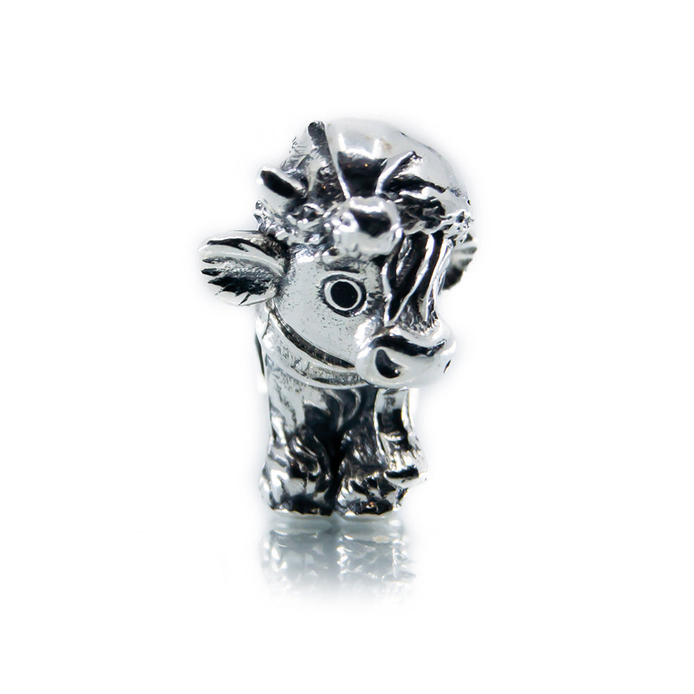Aurora Charm Limited Edition – Scotch the Christmas Cow silver sterling-silver Bead by The Alternative Bead. Your official Aurora Charm Retailer from Germany
