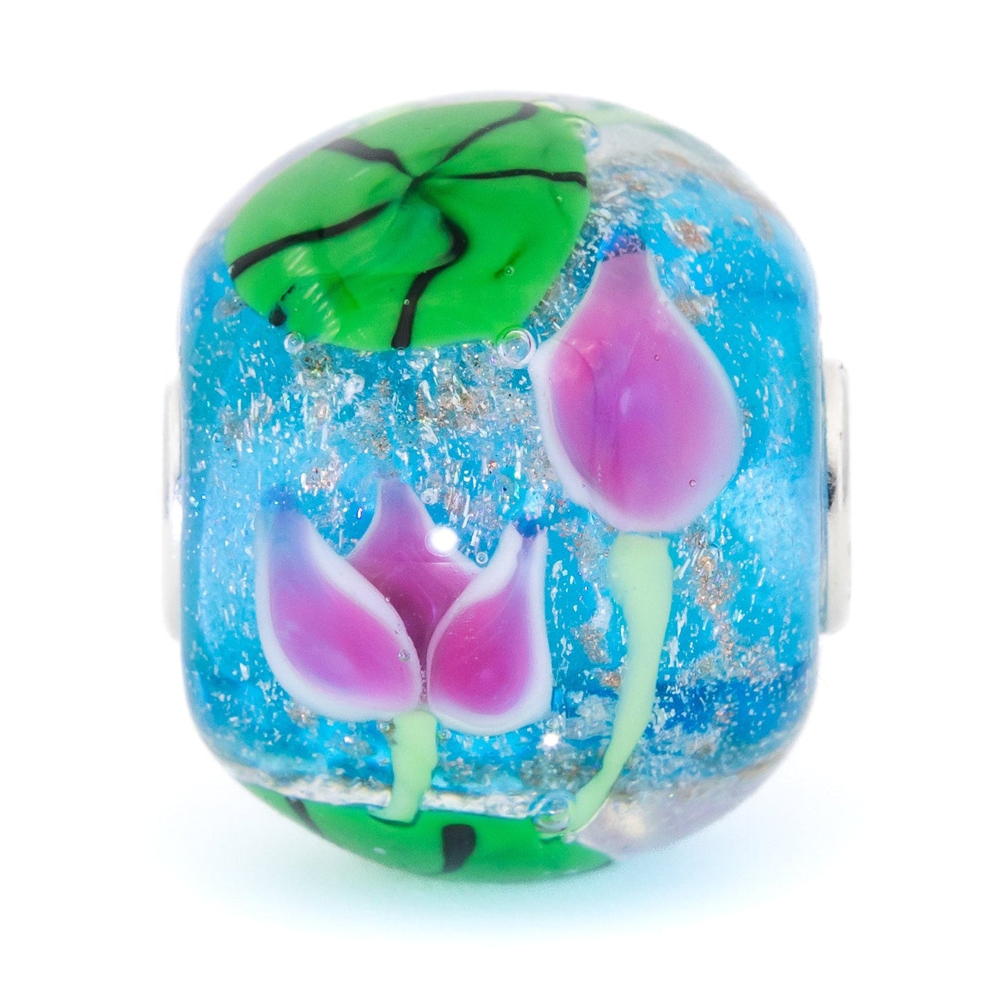  Elfbeads Lotus Water Garden World Charm by The Alternative Bead 