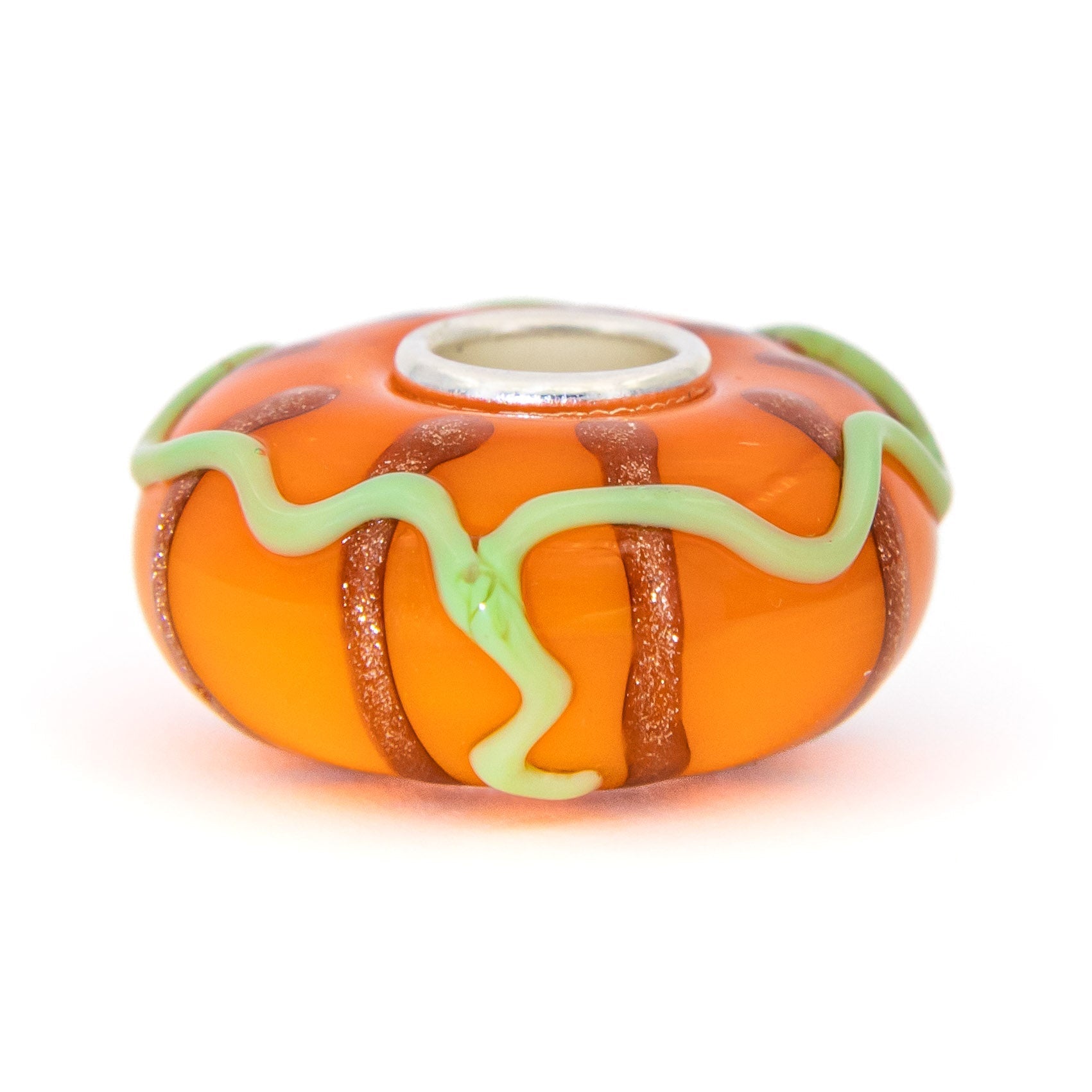 Elfbeads Lovely Pumpkin  glass Bead by The Alternative Bead. Your official Elfbeads Retailer from Germany