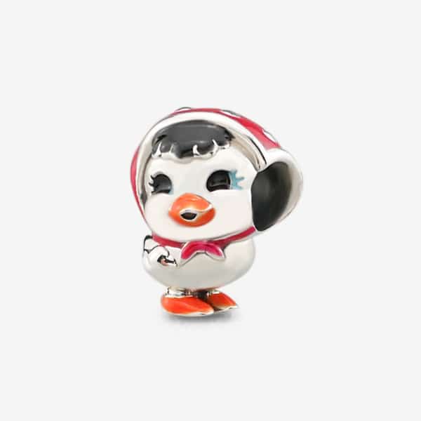 Praan Lucy Lucky Duckling Charm silver sterling-silver; enamel Bead by The Alternative Bead. Your official Praan Retailer from Germany