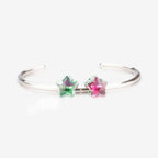 Praan Lucky Box Merry Star Crystal Charm red and green crystal Bead by The Alternative Bead. Your official Praan Retailer from Germany