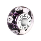 Elfbeads Midnight Skulls purple glass Bead by The Alternative Bead. Your official Elfbeads Retailer from Germany