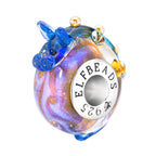 Elfbeads Milky Way Dragon blue; purple glass Bead by The Alternative Bead. Your official Elfbeads Retailer from Germany