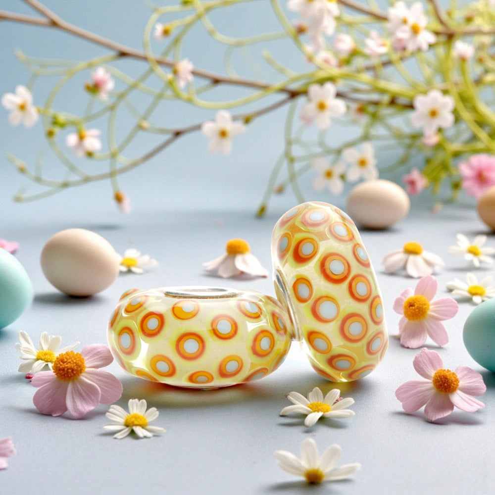 Ogerbeads Old School Retro Dots dots glass Bead by The Alternative Bead. Your official Ogerbeads Retailer from Germany