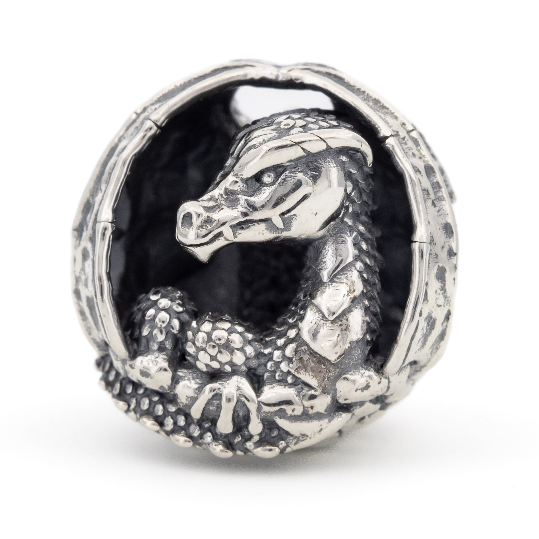 Silver Elfbeads Mother Dragon Charm by The Alternative Bead 