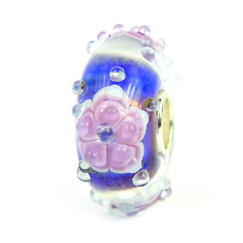  Elfbeads Nebula Baby Pink Flowerdrops Charm by The Alternative Bead 