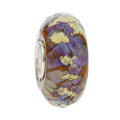 Ogerbeads Baojin Gold Fragments blue; gold glass Bead by The Alternative Bead. Your official Ogerbeads Retailer from Germany