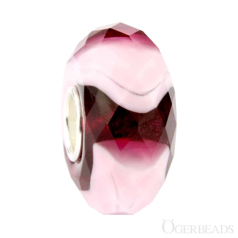  Ogerbeads Candy Pink Glass Stone Fragments Bead by The Alternative Bead 