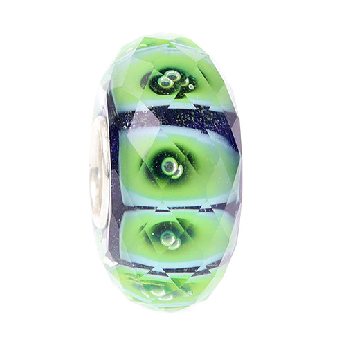 Ogerbeads Emerald Fragments green; blue glass Bead by The Alternative Bead. Your official Ogerbeads Retailer from Germany