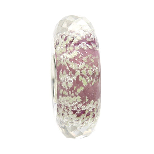 Ogerbeads Byzantium Slim Moonlight Fragments pink; glow-in-the-dark glass Spacer by The Alternative Bead. Your official Ogerbeads Retailer from Germany