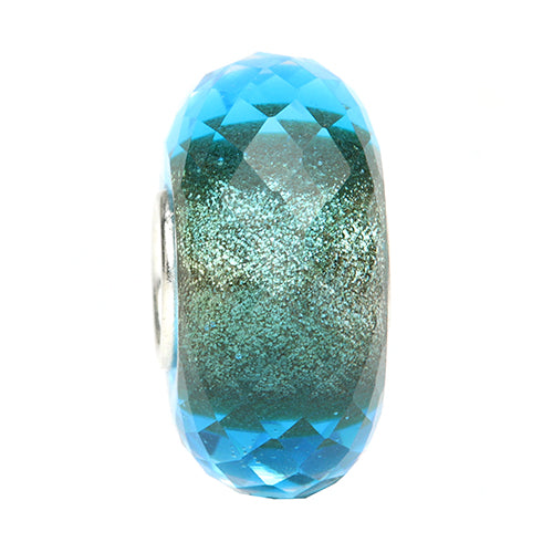  Ogerbeads Aqua Sparkle Elemental Fragments Bead by The Alternative Bead 