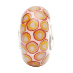Ogerbeads Groovy Retro Dots yellow and dots glass Bead by The Alternative Bead. Your official Ogerbeads Retailer from Germany