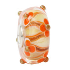 Ogerbeads Vintage Flame Flowers yellow; orange glass Bead by The Alternative Bead. Your official Ogerbeads Retailer from Germany