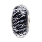 Ogerbeads Black Widow Dewdrops Fragments black; white glass Bead by The Alternative Bead. Your official Ogerbeads Retailer from Germany