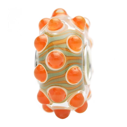 Ogerbeads Sea Dragon ClownFish orange; dots glass Bead by The Alternative Bead. Your official Ogerbeads Retailer from Germany