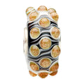 Ogerbeads Gold Zebra Speckles black and white and gold glass Bead by The Alternative Bead. Your official Ogerbeads Retailer from Germany