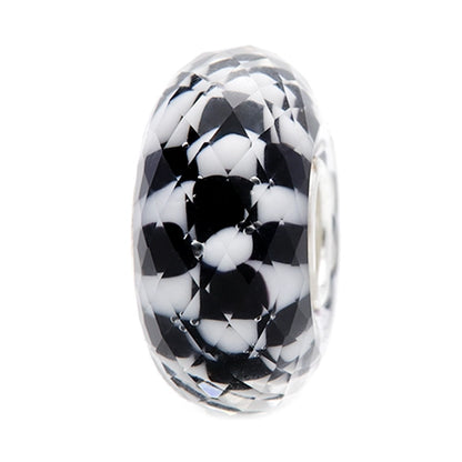 Ogerbeads Black and White Puffy Fragments black; white glass Spacer by The Alternative Bead. Your official Ogerbeads Retailer from Germany