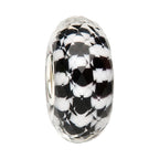 Ogerbeads Black and White Puffy Fragments black; white glass Spacer by The Alternative Bead. Your official Ogerbeads Retailer from Germany