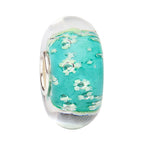 Ogerbeads Emerald Moonlight green; blue glass Bead by The Alternative Bead. Your official Ogerbeads Retailer from Germany