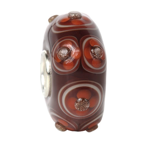 Ogerbeads Vintage Flower Pods red; purple; floral glass Bead by The Alternative Bead. Your official Ogerbeads Retailer from Germany