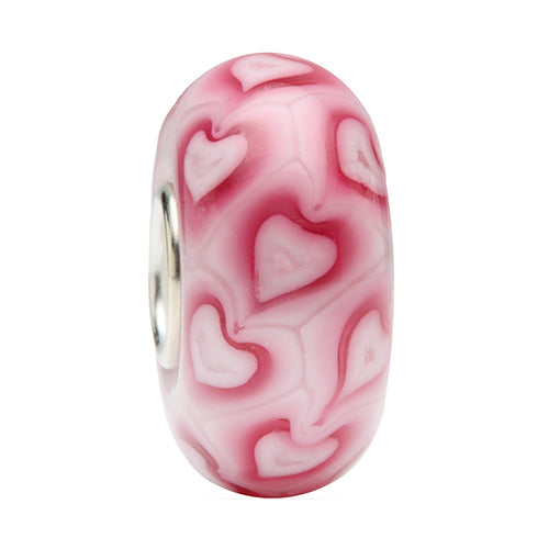  Ogerbeads Cerise Lovehearts Bead by The Alternative Bead 