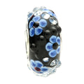 Ogerbeads Dark Night Flower Drops black and blue glass Bead by The Alternative Bead. Your official Ogerbeads Retailer from Germany