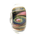 Ogerbeads Pink Nebula Swirls pink and green glass Bead by The Alternative Bead. Your official Ogerbeads Retailer from Germany